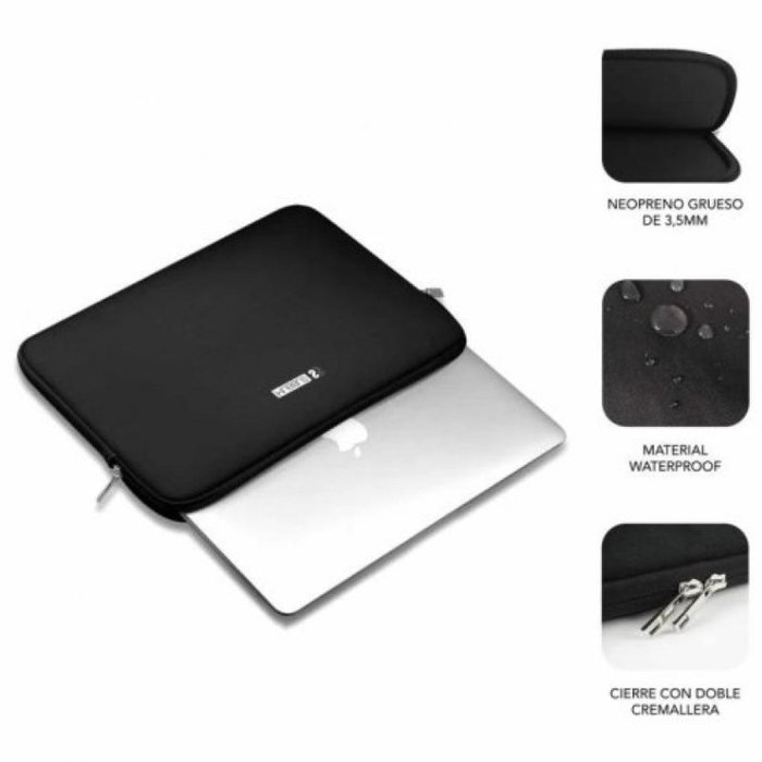 Subblim Funda Business Laptop Sleeve Neoprene V2 11,6-12,5 Pulgadas Negro Subblim Funda Business Laptop Sleeve Neoprene V2 11,6-12,5 Pulgadas Negro